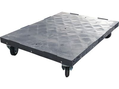 Тележка 800х600х170 черные резиновые колеса, арт. тк-8060, код: 25652