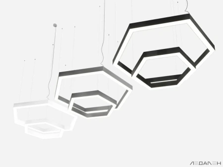 Купить шестиугольный светильник hexagon duo 5000k 78w с доставкой