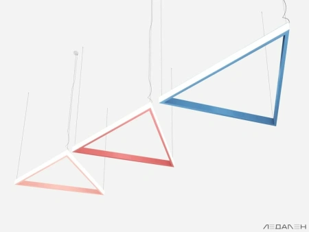 Купить треугольный светильник triangolo side 6000k 84w с доставкой
