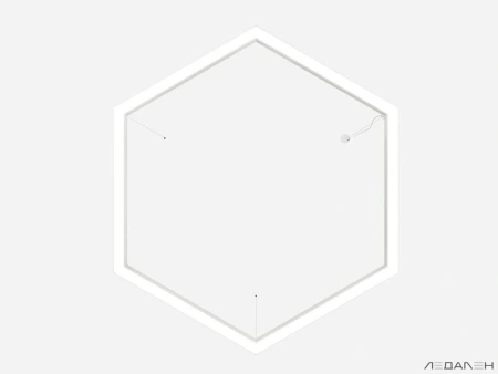 Купить шестиугольный светильник hexagon 5000k 72w с доставкой