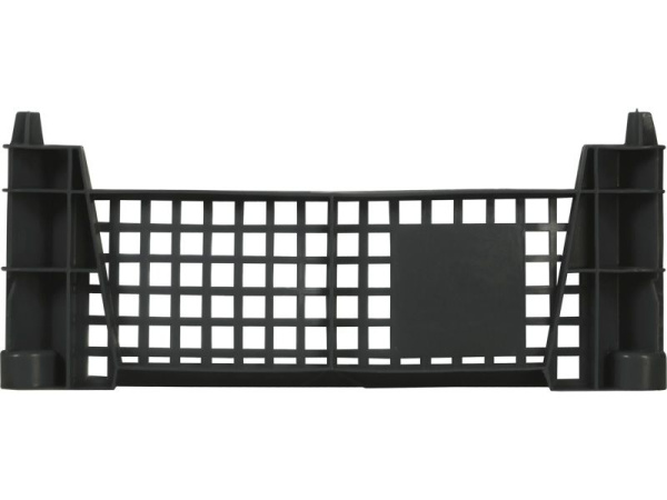 Ящик перфорированный 400×300×110, арт.: 101, объём 9, чёрный, код: 13154