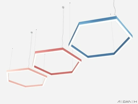 Купить шестиугольный светильник hexagon 5000k 72w с доставкой