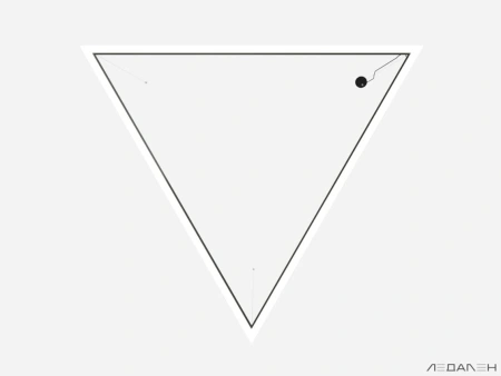 Купить треугольный светильник triangolo 6000k 84w с доставкой
