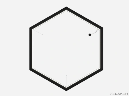 Купить шестиугольный светильник hexagon dentro 5000k 72w с доставкой