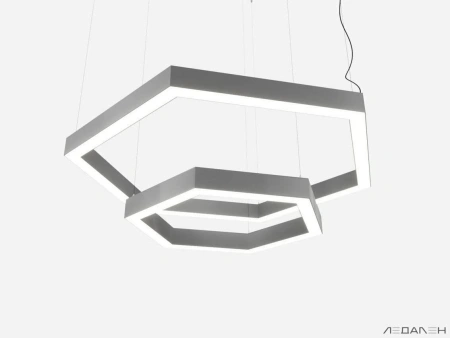 Купить шестиугольный светильник hexagon duo 5000k 78w с доставкой