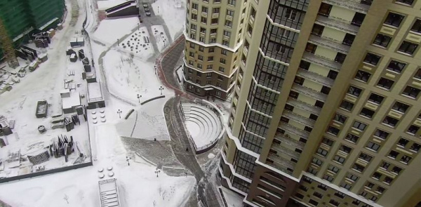 Полуротонда тип 7, 24 колонны, диаметр 20400 мм Высота: 3900 мм, с каннелюрами, с тумбой