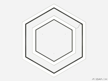 Купить шестиугольный светильник hexagon duo 5000k 78w с доставкой
