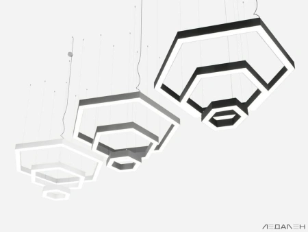 Купить шестиугольный светильник hexagon trio 6000k 321w с доставкой