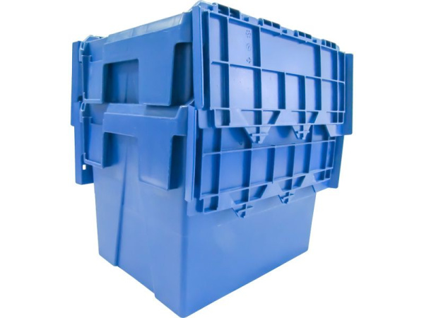 Ящик сплошной 400×300×305 мм, объем 38.4 л., арт.: SPKM 4332-1, синий, код: 21820