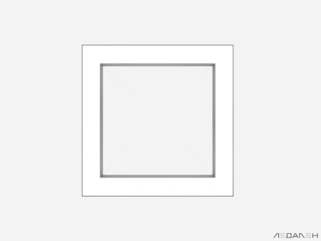 Купить квадратный светильник quadro foro 5000k 96w с доставкой
