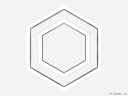 Купить шестиугольный светильник hexagon duo 5000k 78w с доставкой