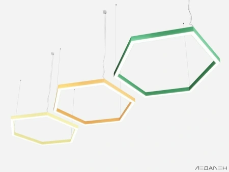 Купить шестиугольный светильник hexagon 5000k 72w с доставкой