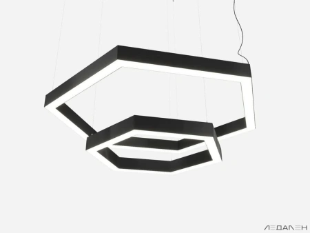 Купить шестиугольный светильник hexagon duo 5000k 78w с доставкой